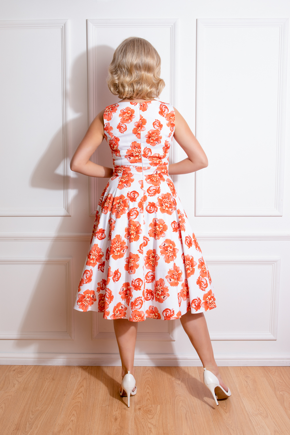 Claire Floral Swing Dress